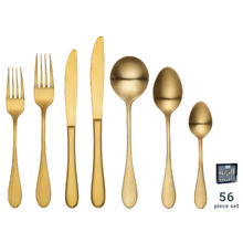 56 Piece Tablekraft Soho Stainless Steel Cutlery Set